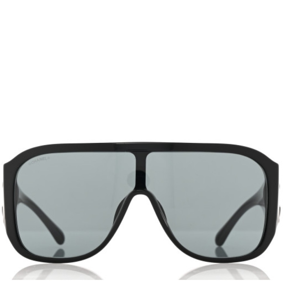 Chanel Acetate CC Shield Sunglasses (100% Authentic). *price is Final*